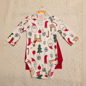 Carter's Festive Holiday Baby Onesie Set